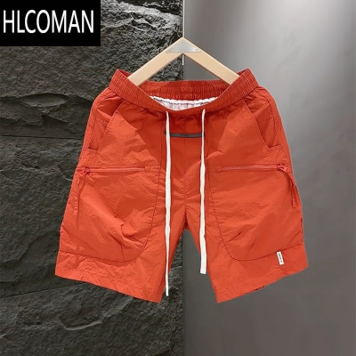 HLCOMAN夏季新款男士速干工装短裤韩版百搭宽松情侣薄款沙滩五分裤子男款