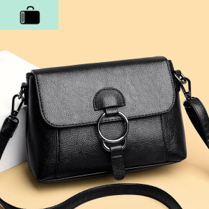 中年女包妈妈包包2020新款中老年高档大气百搭软皮单肩包女斜跨包NEW LAKE女士单肩包