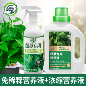 [补贴10%]绿萝营养液肥料专用肥植物盆栽绿箩营业液花肥料家用土水培养花用