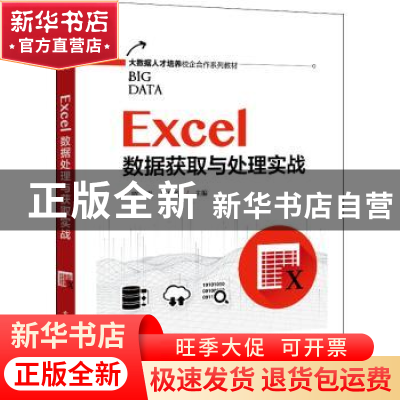 正版 Excel数据获取与处理实战 陈青 电子工业出版社 97871213726