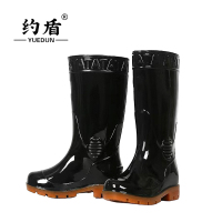 约盾 高筒加强加厚男女一体成型劳保防水防油耐磨耐酸耐碱工作雨靴雨鞋 (36-45码)8808/双