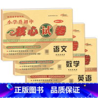 核心试卷[语数英3本] 小学升初中 [正版]2024小学升初中核心试卷 语文数学英语共3本通用版 小升初模拟试卷 小学生