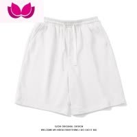 七斓美式休闲运动五分短裤男女夏季ins潮牌高街vibe宽松纯色百搭裤子