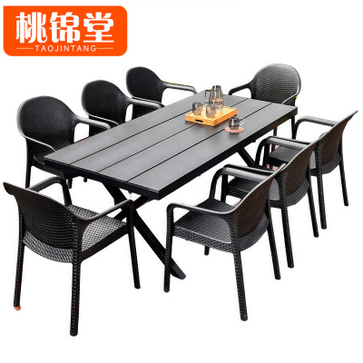 桃锦堂室外桌椅8椅套