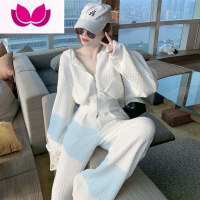 七斓网红减龄套装女高级感连帽卫衣休闲阔腿裤运动服小香风套