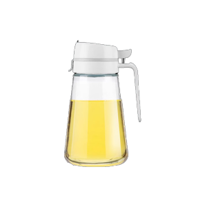 太力玻璃重力油壶罐密封不漏鹰嘴不滴不挂自动开合大容量玻璃油罐