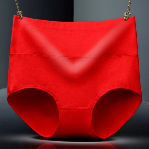 加肥加大码纯棉女士内裤 收腹提臀高腰内裤 纯棉高腰内裤厂家