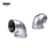 易安迪 镀锌铸铁90度内牙弯头 1寸 DN25 个