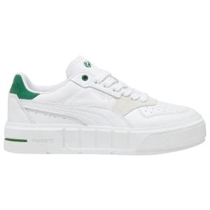 彪马(Puma)PUMA休闲运动鞋女鞋百搭舒适时尚潮流真皮拼接跑鞋 White/Green 38.5