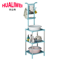 华立伟置物架洗脸盆架40*35*137cm个