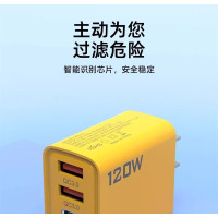 充电头手机多口usb充电器PD快充通用typec插头适用安卓华为小米手表OPPOvivo散热器双口冲多功能插头