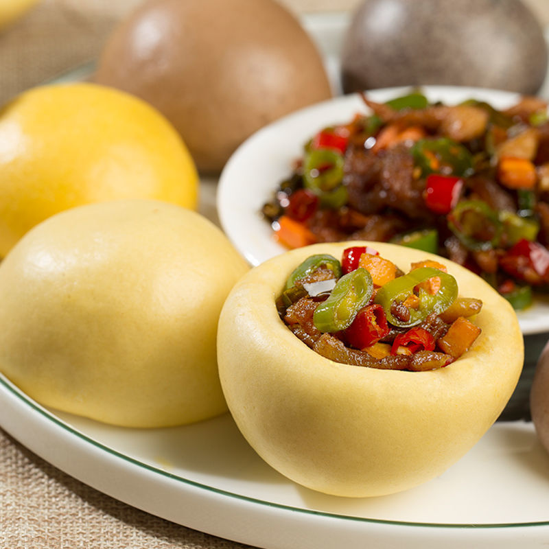 窝窝头 五谷杂粮包配菜粗粮馒头10/60个手工速冻营养早餐面食 玉米味