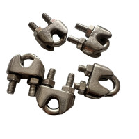 vzi 304不锈钢U型夹钢丝绳夹头 M8(6个) 包