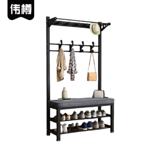 伟樽衣帽架置物架80*33*172cm个