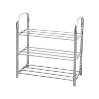 澎铭源 鞋架 不锈钢三层鞋架450mm个
