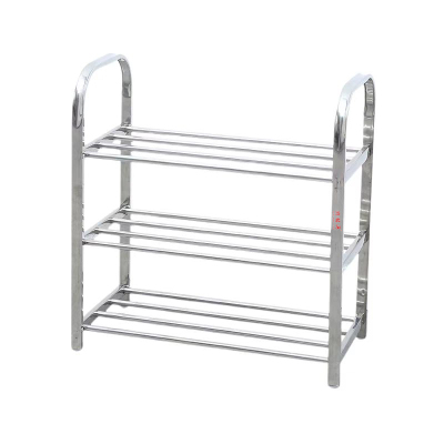 澎铭源 鞋架 不锈钢三层鞋架450mm个