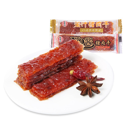 宏香记长条猪肉干蜜汁散装称重200g猪肉脯福建单独包装美味小吃猪肉干办公室旅游居家休闲零食