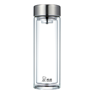 希诺 双层玻璃杯310ml XN-6553/个