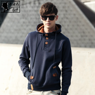 厂家自发-2020秋秋季连帽男士卫衣男外套运动休闲帽衫男装秋套头日系大码青少年运动卫衣迈诗蒙