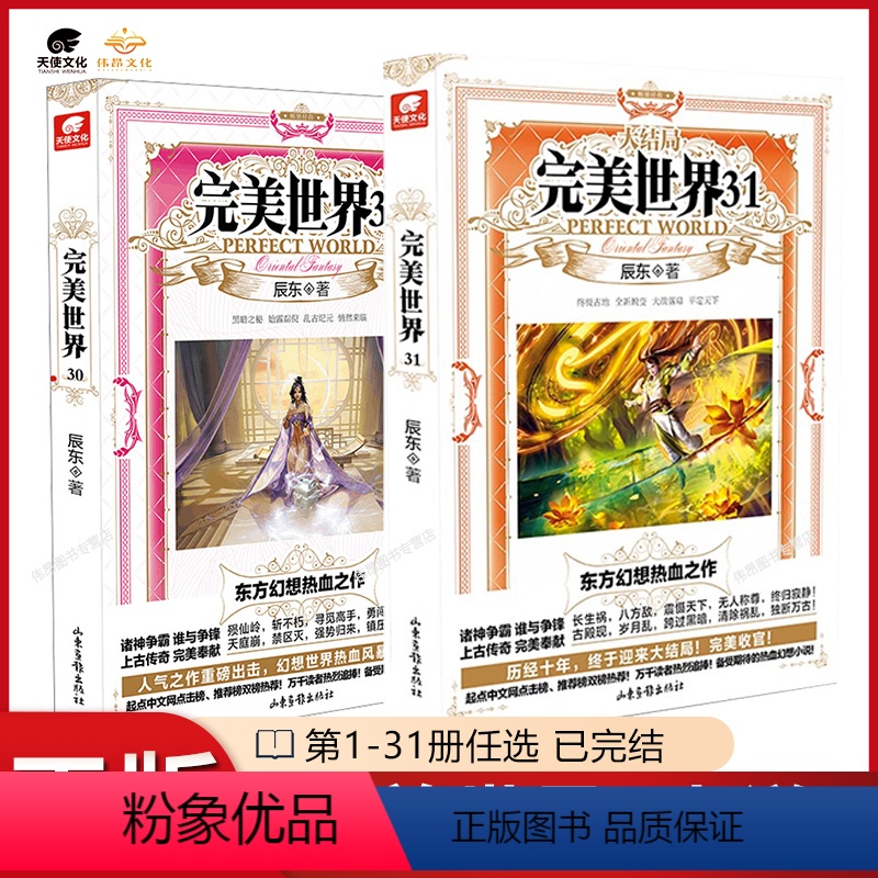 [正版]完美世界30+31册(大结局)辰东著 从一粒微尘中窥得日月在异世中寻找完美世界 玄幻小说 完美世界小说31