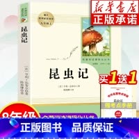 昆虫记 [正版]昆虫记含原著人民教育出版社 广东书店昆虫记八年级上必读人教版 法布尔昆虫记初中生初二课外书经典名著