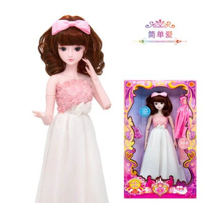 正品叶罗丽娃娃60厘米夜萝莉仙子精灵梦灵冰公主的衣服玩具人偶简单爱2衣服1鞋子-60厘米官方正版，送梳妆6件套-