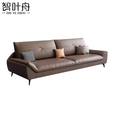 智叶舟沙发三人位210*82*85cm张