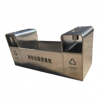 不锈钢垃圾投放箱170*80*80cm组