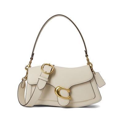 COACH时尚设计感女单肩包斜挎包波浪扭纹虎斑单肩包手提包送自己