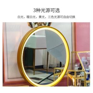 森美人台式化妆镜带灯d灯梳妆镜欧式化妆补光灯镜结婚公主镜子