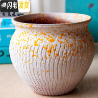 三维工匠法师老桩多肉花盆高透气粗陶多肉植物花盆器紫砂陶瓷大号陶罐批发 HP1817 大花盆容器