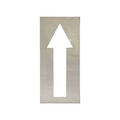 盾铁侠镂空字膜牌85*140mm/块