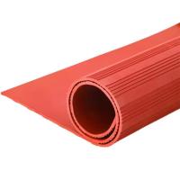 鑫迈凯斯 高压绝缘橡胶板 耐磨防滑地垫 宽1米厚8mm[10KV]平方米