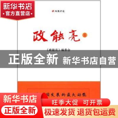 正版 政能亮:Ⅱ 高明勇,程云斌主编 人民出版社 9787010178813