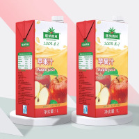 版纳雨林NFC纯果汁1L*2苹果汁非浓缩还原0脂肪无添加剂果蔬汁