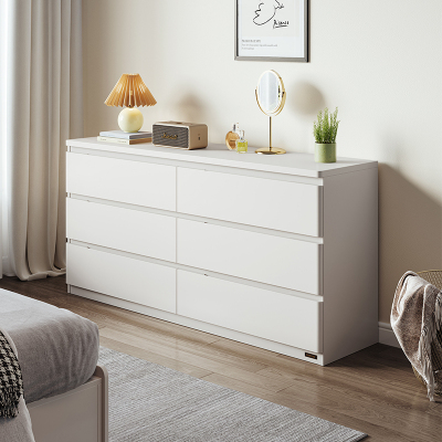 全友家居简约百搭卧室客厅分区储物斗柜隐藏式拉手储物柜家具