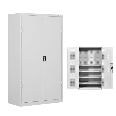 班龙工具柜内四板+挂板灰白色台