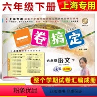 6年级下 语文 [正版]2024春一卷搞定 语文 六年级第二学期/6年级下 配套上海二期课改数学初中单元测试试卷全新修订