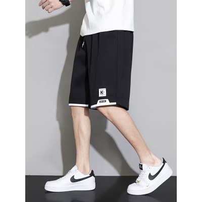 夏季新款美式短裤男潮牌薄款设计感小众宽松大码运动裤