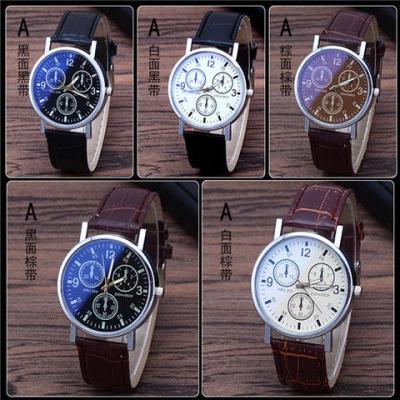 铭侣韩版商务简约石英手表男女士学生手表皮带情侣女表时尚