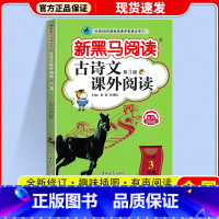 古诗文课外阅读 小学三年级 [正版]2024 新黑马阅读古诗文课外阅读三年级上下全一册小学语文3年级古文诗词文言文全解阅