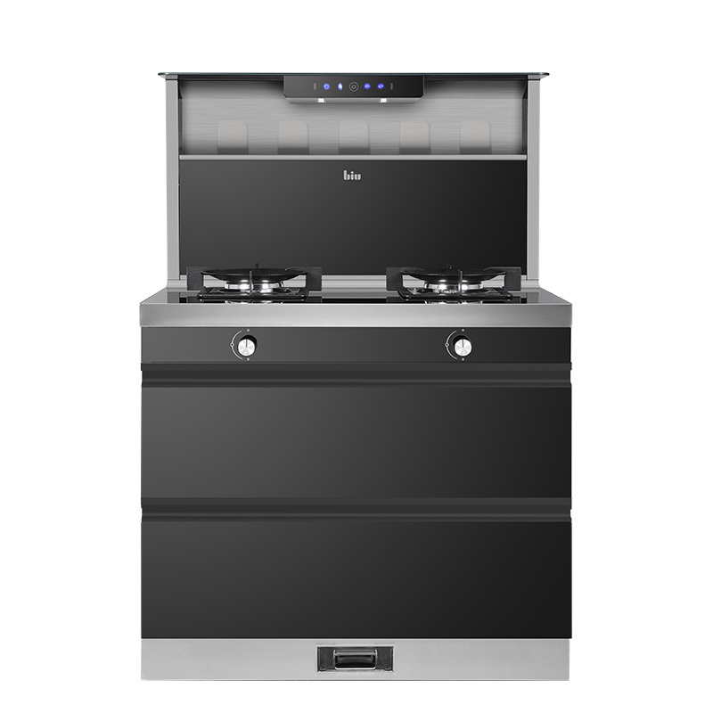 苏宁小biu 烟灶保洁储物一体 防火墙设计家用安全有保障天然气集成灶 JJZT-JWX01