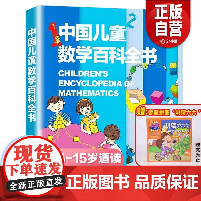 精装正版 中国儿童数学百科全书 数学大百科6-12岁少年小学生数学课外读物奇妙的数学书籍真好玩揭秘数学原理数学思维启蒙训