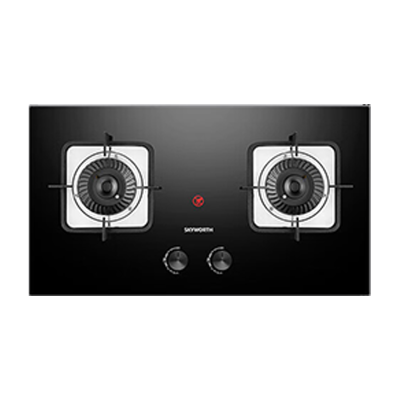 创维(Skyworth)燃气灶煤气灶双灶家用 5.0kW猛火灶具 蓝火爆炒 嵌入式钢化玻璃灶台Z50BS-1S液化气