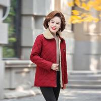 迪鲁奥(DILUAO)棉服中老年女装秋冬时尚妈妈装保暖大码外套