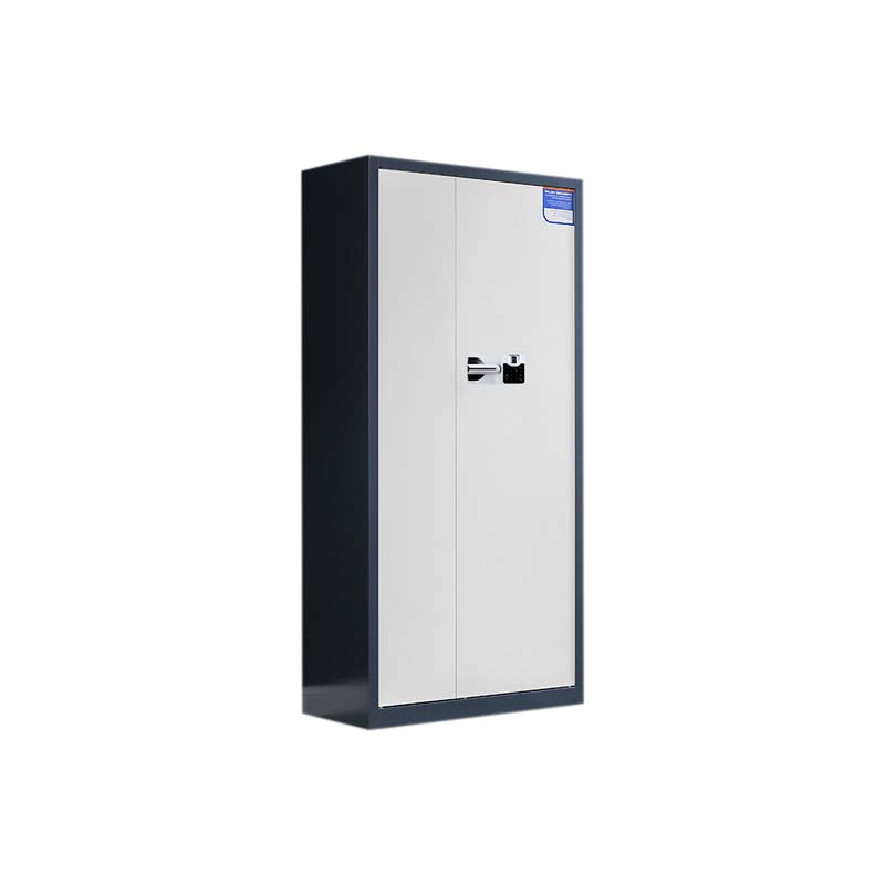 东升顺保密柜财务档案柜文件柜办公室资料储物柜保险柜电子密码国保锁通体灰框白门-国保指纹锁