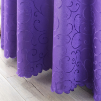 家柏饰(CORATED)圆桌桌布布艺饭店餐厅家用台布定制方桌大圆形餐桌布欧式