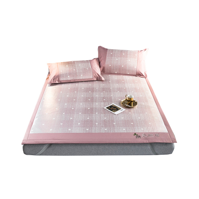 家柏饰(CORATED)泰国乳胶凉席天丝空调软席子1.5冰丝1.8m床三件套水洗夏季可水洗