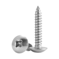 中锦科技 316不锈钢十字大扁头自攻螺钉 M3*10[50个]包