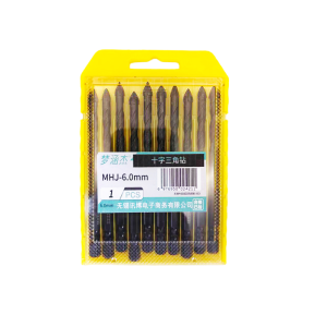 梦涵杰 十字三角钻 MHJ-6.0mm 个
